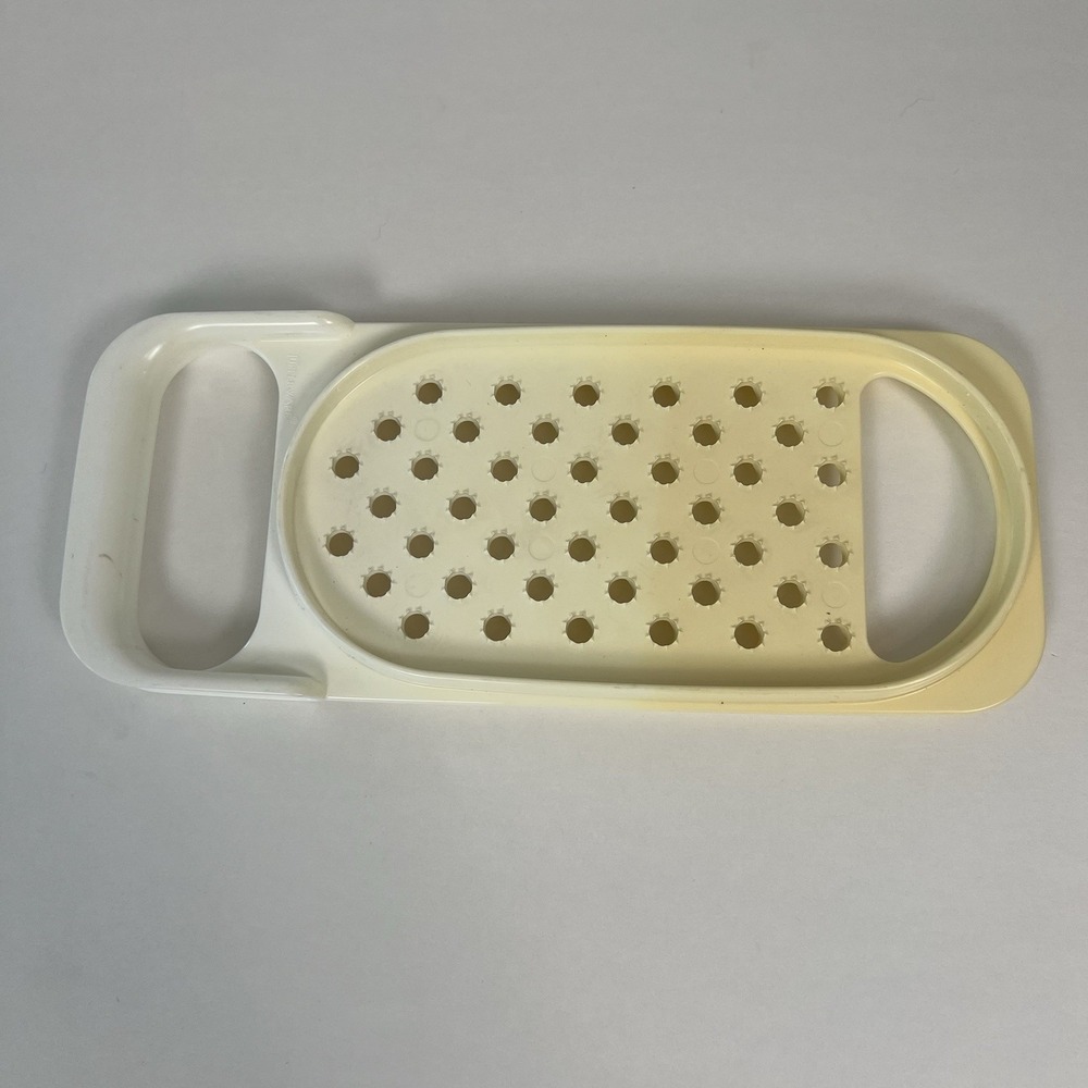 Vintage Tupperware Replacement #1870-2 White Grater Modular mates